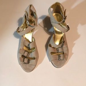 J. Crew woman’s leather heels size 6